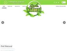 Tablet Screenshot of podnatural.com